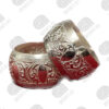 Silver Plated Carved Serviette Ring