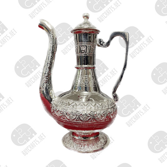 Silver Plated Carved Water Kendiya