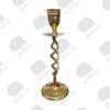 Single Brass Candle Holder